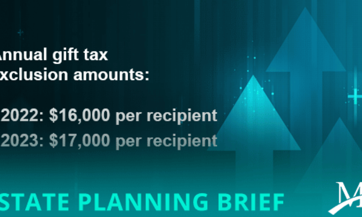 IRS Increases Gift and Estate Tax Thresholds for 2023